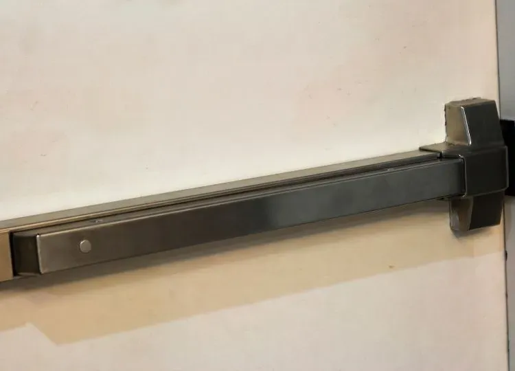 Can You Install A Panic Bar On A Glass Door
