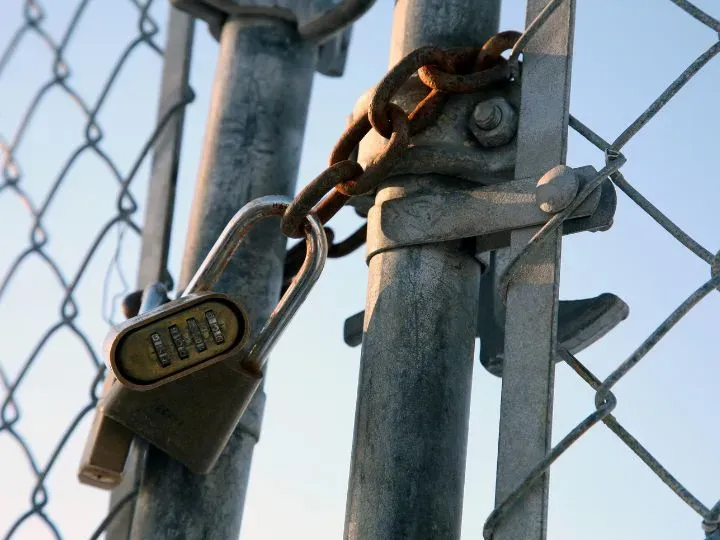 Gate Locks for Chain Link Fences